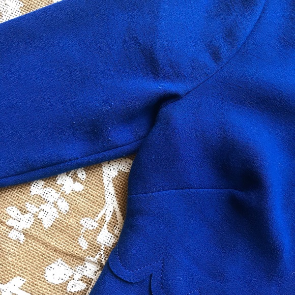 Banana Republic Double Face Scalloped Waist Dress - Picture 7 of 8